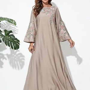 Embroidered  long dress